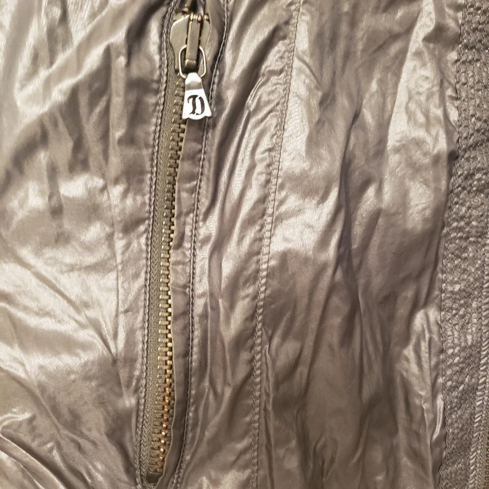 **SOLD**Diesel Black Gold Graphite and Black Jacket Sz L - Picture 11 of 13